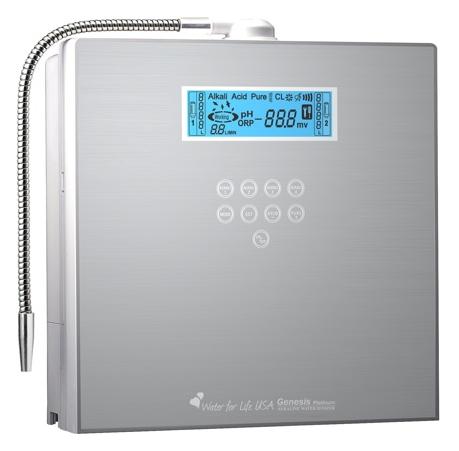 alkaline ionized water from the KYK Genesis Water Ionizer